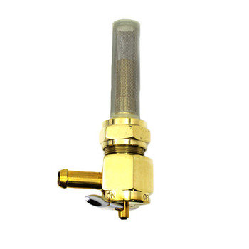 V-Twin - Harley Brass Petcock 3/8" NPT Nut Left Hand Outlet V-Twin - Harley Brass Petcock 3/8" NPT Nut Left Hand Outlet