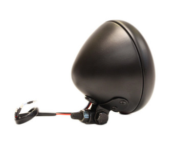 Bezel 5" Black Headlight - Clear Lens Bezel 5" Black Headlight - Clear Lens