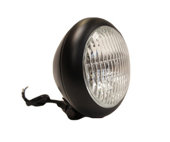 Bezel 5" Black Headlight - Clear Lens Bezel 5" Black Headlight - Clear Lens