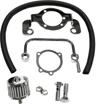 HardDrive - Air Cleaner Bracket/Breather Kit - Fits '07-Up XL Models HardDrive - Air Cleaner Bracket/Breather Kit - Fits '07-Up XL Models