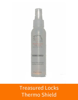 Treasured Locks Thermo Shield Hair shine and protectant